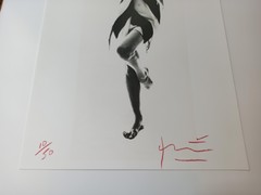 Bert Stern – Marilyn Monroe – with black/white scarf – limited & signed