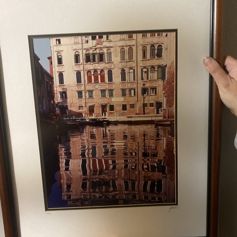 Framed Limited Ed. 11*14 Luciano Fine Art Photography – Venice – Signed