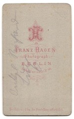 Photography Franz Hagen, Berlin, Schützenstr. 60, Portrait Elegant Gentleman with Br