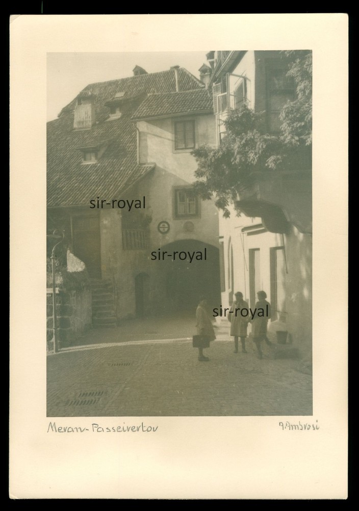 Merano – Passirian Gate on the City Wall – Photo Postcard 11x15cm