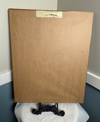 Signed Framed Limited Ed Humor Sepia Photo – Bear Waiting Outside the Outhouse