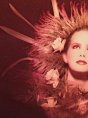 VINTAGE SURREAL MODERNIST PORTRAIT FIGURE FLOWER BOQUET PHOTOGRAPH AVANT GARDE