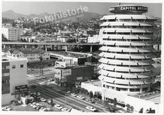 orig. Photo Hollywood Capitol Records Building Los Angeles 1960s Architecture USA