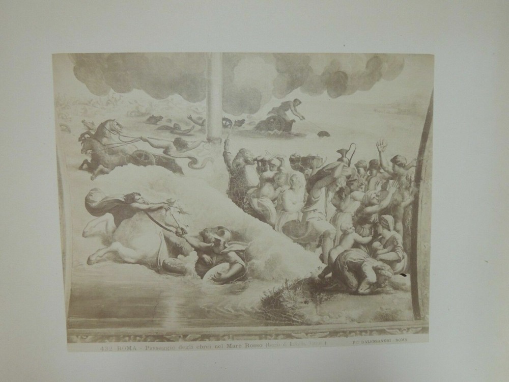Photograph Print Passaggio degli ebrei nel Mare Rosso Fratelli D’Alessandri 19th