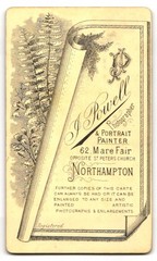 Photograph Powell, Northampton, 62. Mare Fair, Young Lady in Velvet Dress with Puff
