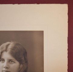 Vintage Portrait Photograph of a Young Woman by J. Weston & Son, Eastbourne