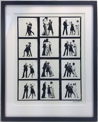 Richard AVEDON [Liza MINNELLI & Fred ASTAIRE] Signed Portrait Contact Sheet