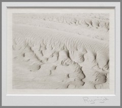 RYUIJIE SIGNED 1998 DUNES DETAIL 4X5 PLATINUM PHOTOGRAPH – MAKE AN OFFER!