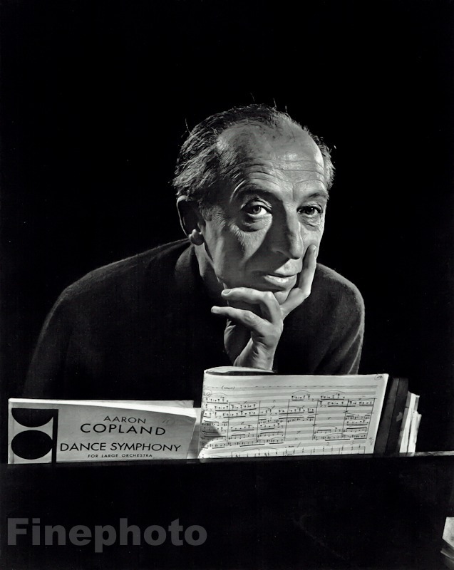 1956 Vintage AARON COPLAND Music Composer YOUSUF KARSH Photo Gravure Art 16×20