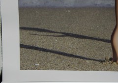 Signed David Parise photograph vintage Barbie beach ball ocean 13×19” 2013