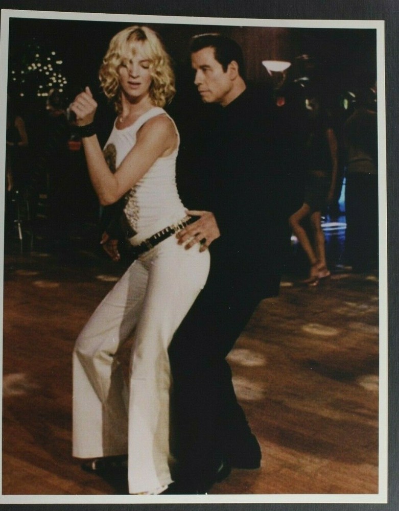 Uma Thurman John Travolta Dancing – 8×10″ Photo Pre-2012 L1380A