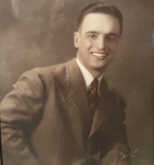 Vintage 1960s Portrait Photograph Of Handsome Young Man Burchett Inc