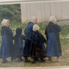BILL COLEMAN AMISH PHOTOGRAPHER SIGNED ARTIST PROOF ‘LIL’ MOTHERS’