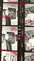 Oscar de Mejo Artist Contact Sheets By Photographer Raimondo Borea Studio Stamps