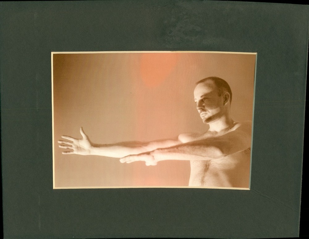 Vintage Gay Interest Real Photo- Framed Nude- Figurative Art ~ 8 1/2 x 10 3/4″