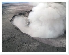 2018 Kilauea Volcano Halema‘uma‘u, a Crater Silver Halide Photo