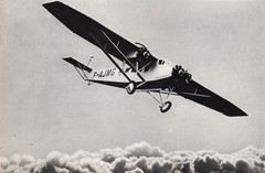 1931 Vintage Print 11×14 AVIATION AIRPLANE ~ Aerial Clouds Flying Photo Gravure