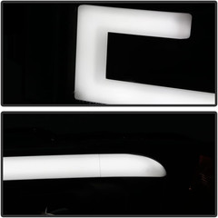 – for 2015-2017 Ford F150 Pickup [Built-In LED Low Beam] LED Tube Black Projecto
