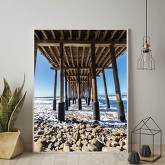 Ventura Pier California Coast Wall Art Photo Print, Coastal Pier Photography
