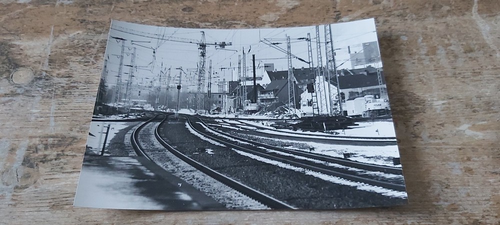 Large B/W Photo Station Site Cologne Kalk 1991 Photo 23