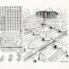 Ludwig Hilberseimer Bauhaus Dessau architectural design 1930/31 photograph print