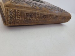 Photo album picture album old around 1890 decorated decoration 28x21cm #267066