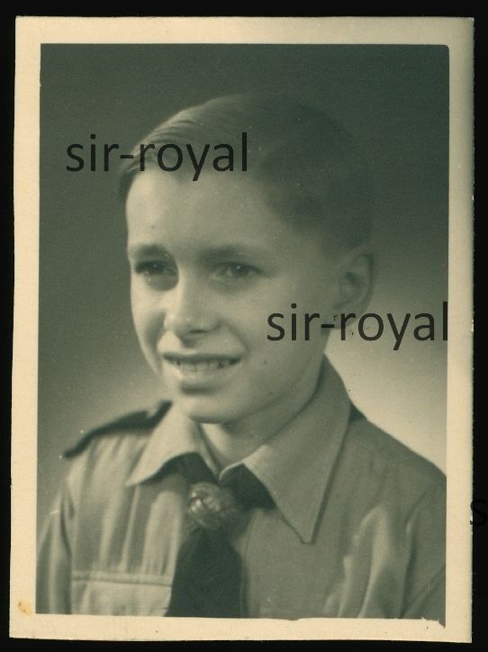 Deutsche Jugend Uniform Passfoto 1942 – 2WK WW2 Passbild Pimpf – Foto 4x6cm