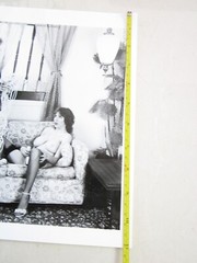 VINTAGE SAM HASKINS 2 FEMALE NUDE GELATIN LARGE PHOTOGRAPH ART SIGNED