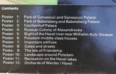 Von 1986 Postermappe 12 Fotos Potsdam Sanssouci Babelsberg usw. 57x 40cm DEWAG