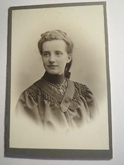 Stuttgart-Gertrud Eppler as a young woman-girl-portrait/CDV