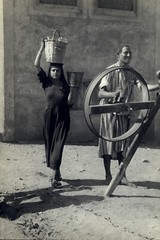 1952 Henri Cartier Bresson Egypt Workers Twist Cotton Outdoors Art Photo