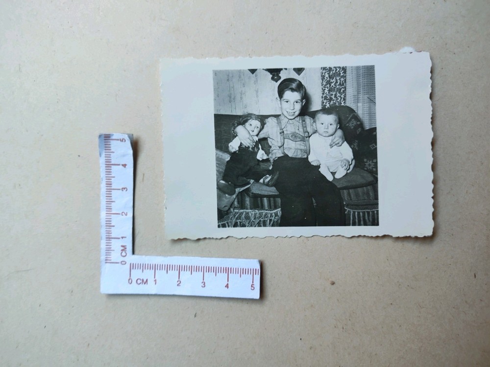 🟠🟠 Vintage Photograph Photo 1950s Child Boy Baby