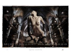 Art Nude «Sarah@Notre Dame» 8×10 Sign Mik & Num 8/25 Fine Art Nude Photo Model