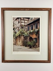 ART – Original Vintage Signed Alan King Photograph 22×20 Framed 35mm Art VTG 89