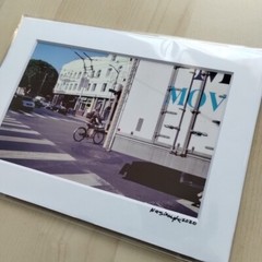 Matted Photo Print San Francisco Bike Bicycle City Modern Photography Home Decor