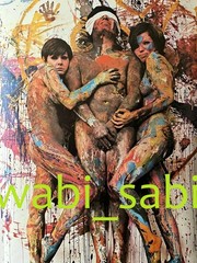 1969 HIPPIES BLIND LOVE PEACE & WET PAINT 36X24″ vtg original poster mod pop art