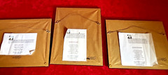 Set of 3 – Jim White Photographs Framed Signed Tampa Theater Black White Sign