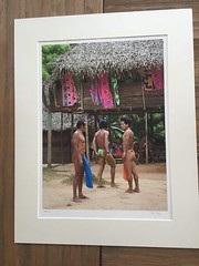 BRUCE BLUM SIGNED COLOR Photo Print (19″X 24 «)-«Village Men»