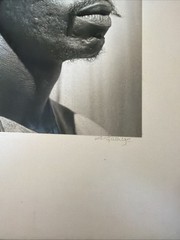 1976 Vintage Portrait Photo Art Signed «wa-Gathige» – Original Print #V