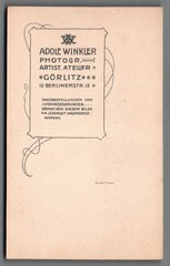 CDV photo Mr. mustache suit Görlitz around 1910 studio Winkler c2168