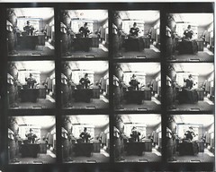 Hendrickson Contact Sheet Proof & Negatives Old Time Doctor Beard Hat Props R158