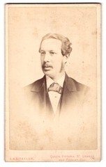 Photograph A. & G. Taylor, London, Portrait of an Elegant Gentleman