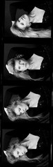 1 roll 14 negatives black & white medium format Kodak TMAX film sexy pin ups