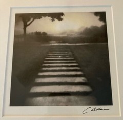3 High Quality Decorative Photos in Frames – Lake/Path/Boat Signed C. Adams