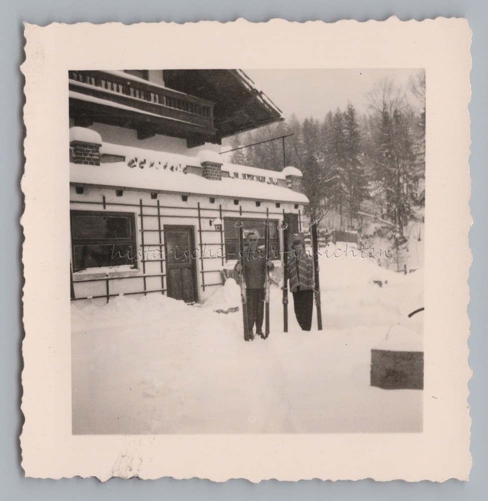 Bayrischzell 1958 – Hotel Pension Ski Winter – Old Photo