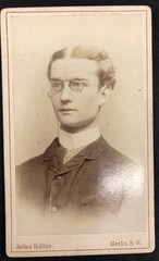 Portrait Photo Julius Halffter – Arthur Richter 1885