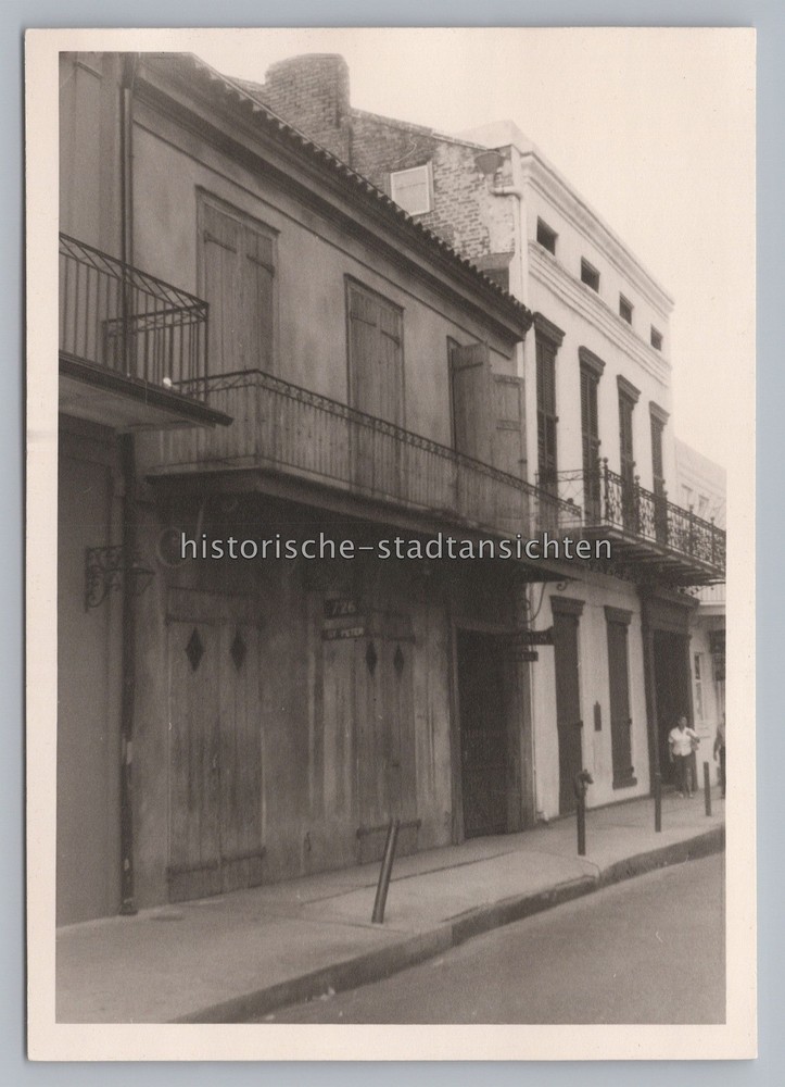 New Orleans Louisiana USA 1964 – St Peter 726 Preservation Hall – Altes Foto