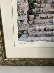 Maureen Love «Steps and Stones» Signed Color Photo Print Matted & Framed