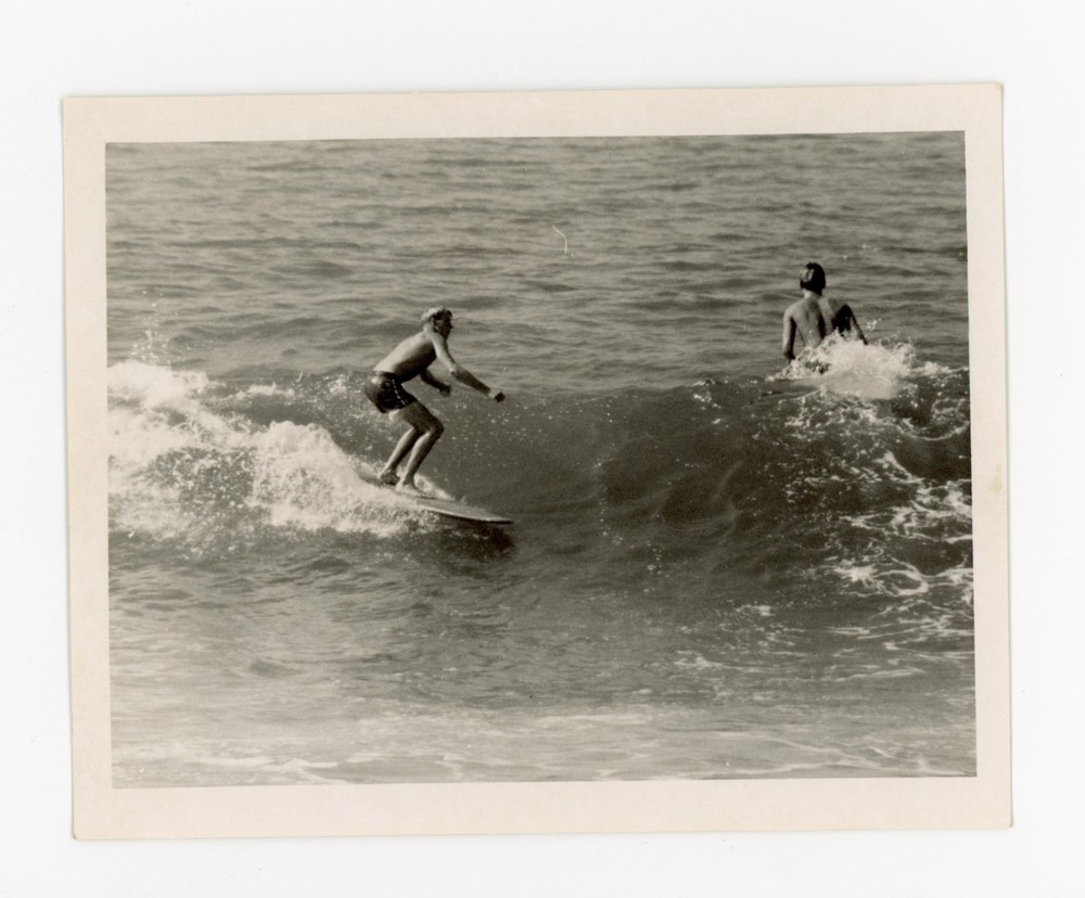 California Surfing Snapshot Photo 1960 Waves Ocean Water SoCal Surfer