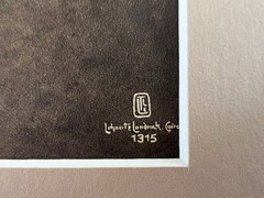 Lehnert and Landrock Antique Photo «Native Scenery at Marg» w/ Matt